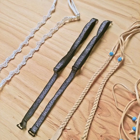 Other - * SOLD * ►Free With Another Bundle ◄ 3 Decorative Lingerie Bra Straps
